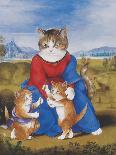 Illustration from Cats Galore! A Compendium of Cultured Cats (Pub. 2015)-Susan Herbert-Framed Stretched Canvas