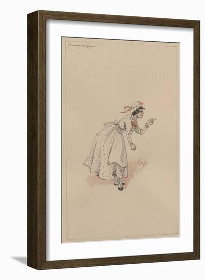 Susan Nipper, c.1920s-Joseph Clayton Clarke-Framed Giclee Print
