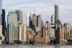 A view across the Hudson River to Lower Manhattan, New York, New York, Usa-Susan Pease-Photographic Print