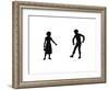 Susan Tries to Help Dunderpate Put His Best Leg Foremost-Mary Baker-Framed Giclee Print