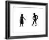 Susan Tries to Help Dunderpate Put His Best Leg Foremost-Mary Baker-Framed Giclee Print