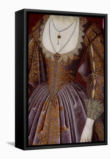 Susan Villiers, Countess of Denbigh, 17Th Century (Oil on Canvas)-William Larkin-Framed Stretched Canvas