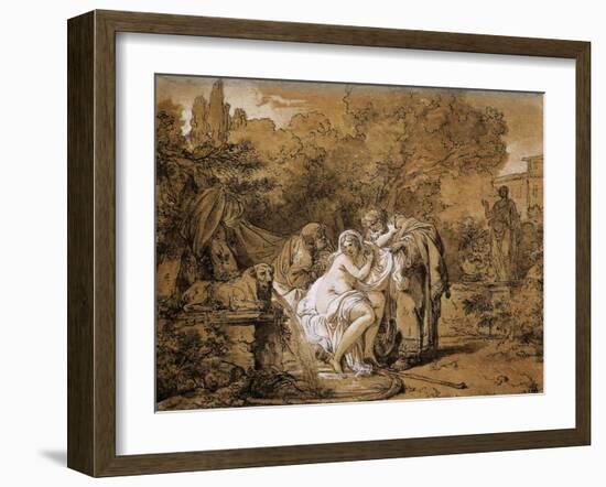 Susanna and Elders-Francois Andre Vincent-Framed Giclee Print