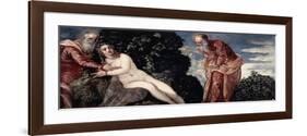 Susanna and the Elders, 1555-Jacopo Tintoretto-Framed Giclee Print