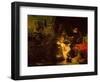 Susanna and the Elders, 1647 (Oil on Mahogany Panel)-Rembrandt van Rijn-Framed Giclee Print