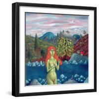 Susanna and the Elders, 1996-Tamas Galambos-Framed Giclee Print