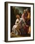 Susanna and the Elders, C.1620 (Oil on Copper Panel)-Ottavio Mario Leoni-Framed Giclee Print