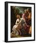 Susanna and the Elders, C.1620 (Oil on Copper Panel)-Ottavio Mario Leoni-Framed Giclee Print