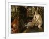 Susanna and the Elders, Ca 1555-Jacopo Tintoretto-Framed Giclee Print