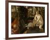 Susanna and the Elders, Ca 1555-Jacopo Tintoretto-Framed Giclee Print