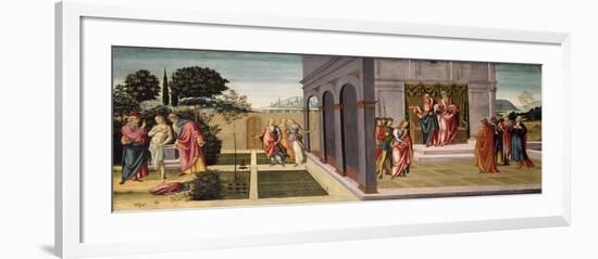 Susanna and the Elders in the Garden, and the Trial of Susanna before the Elders, C.1500-Master of Apollo and Daphne-Framed Giclee Print
