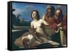 Susanna and the Elders-Guercino (Giovanni Francesco Barbieri)-Framed Stretched Canvas