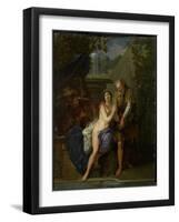 Susanna and the Elders-Nicolas Bertin-Framed Art Print