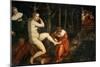 Susanna and the Elders-Jacopo Tintoretto-Mounted Giclee Print