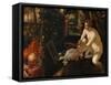 Susanna Bathing-Jacopo Robusti Tintoretto-Framed Stretched Canvas