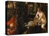 Susanna Bathing-Jacopo Robusti Tintoretto-Stretched Canvas