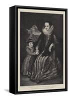 Susanna Fourment and Her Daughter Catherine-Sir Anthony Van Dyck-Framed Stretched Canvas