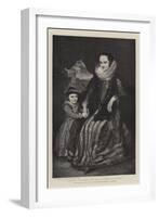 Susanna Fourment and Her Daughter Catherine-Sir Anthony Van Dyck-Framed Giclee Print