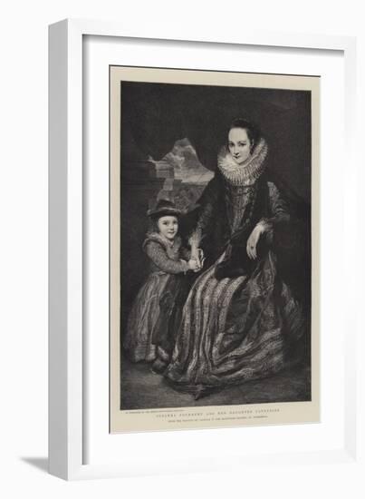 Susanna Fourment and Her Daughter Catherine-Sir Anthony Van Dyck-Framed Giclee Print