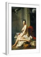 Susanna Having Bath-Jean-Baptiste Santerre-Framed Giclee Print