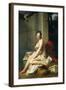 Susanna Having Bath-Jean-Baptiste Santerre-Framed Giclee Print