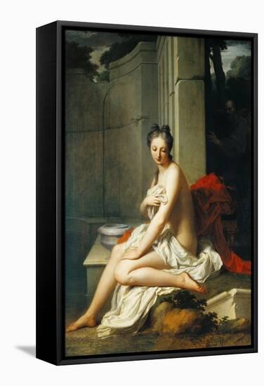Susanna Having Bath-Jean-Baptiste Santerre-Framed Stretched Canvas