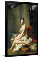 Susanna Having Bath-Jean-Baptiste Santerre-Framed Giclee Print