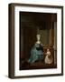 Susanna Van Collen Nee Mogge and Her Daughter-Hermanus Numan-Framed Art Print