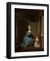 Susanna Van Collen Nee Mogge and Her Daughter-Hermanus Numan-Framed Art Print