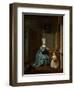 Susanna Van Collen Nee Mogge and Her Daughter-Hermanus Numan-Framed Art Print