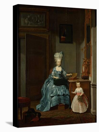Susanna Van Collen Nee Mogge and Her Daughter-Hermanus Numan-Stretched Canvas