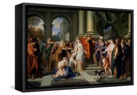 Susannah Accused of Adultery-Antoine Coypel-Framed Stretched Canvas