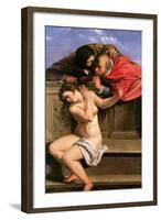 Susannah and the Elders, 1610-Artemisia Gentileschi-Framed Giclee Print