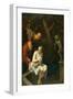 Susannah and the Elders (Oil on Copper)-Arnold Houbraken-Framed Giclee Print