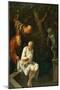 Susannah and the Elders (Oil on Copper)-Arnold Houbraken-Mounted Giclee Print