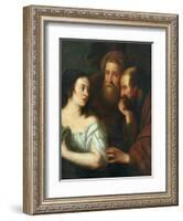 Susannah and the Elders-Peter Lely-Framed Giclee Print