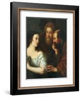 Susannah and the Elders-Peter Lely-Framed Giclee Print