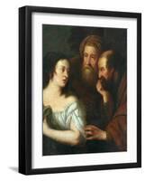 Susannah and the Elders-Peter Lely-Framed Giclee Print