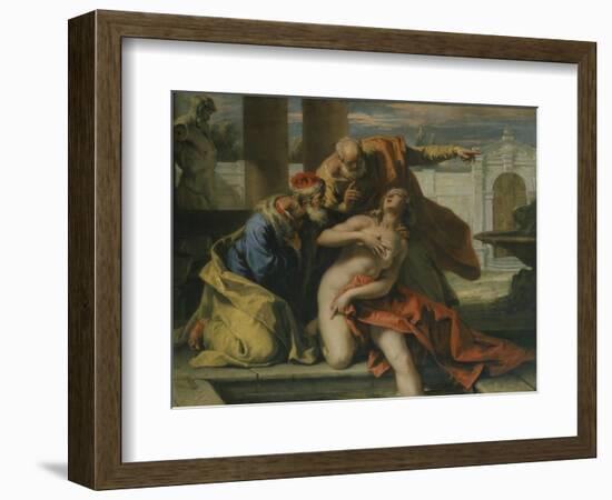 Susannah and the Elders-Sebastiano Ricci-Framed Giclee Print