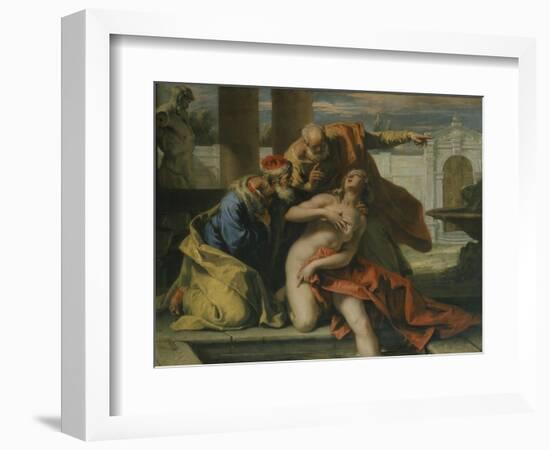 Susannah and the Elders-Sebastiano Ricci-Framed Giclee Print