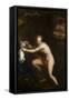 Susannah at her Bath, seventeenth century-null-Framed Stretched Canvas