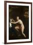 Susannah at her Bath, seventeenth century-null-Framed Giclee Print