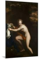 Susannah at her Bath, seventeenth century-null-Mounted Giclee Print