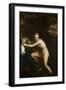 Susannah at her Bath, seventeenth century-null-Framed Giclee Print