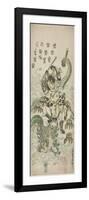 Susano-O No Mikoto Killing the Eight-Headed Dragon, 1748-Torii Kiyomasu II-Framed Giclee Print