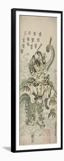 Susano-O No Mikoto Killing the Eight-Headed Dragon, 1748-Torii Kiyomasu II-Framed Giclee Print