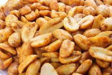 Close up Ofspiced Fried Peanuts.-susansam-Photographic Print