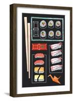 Sushi, 2014-Isobel Barber-Framed Giclee Print