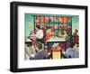 Sushi and Beer, Brooklyn, 1993-Liz Wright-Framed Giclee Print