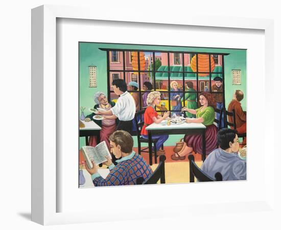 Sushi and Beer, Brooklyn, 1993-Liz Wright-Framed Giclee Print